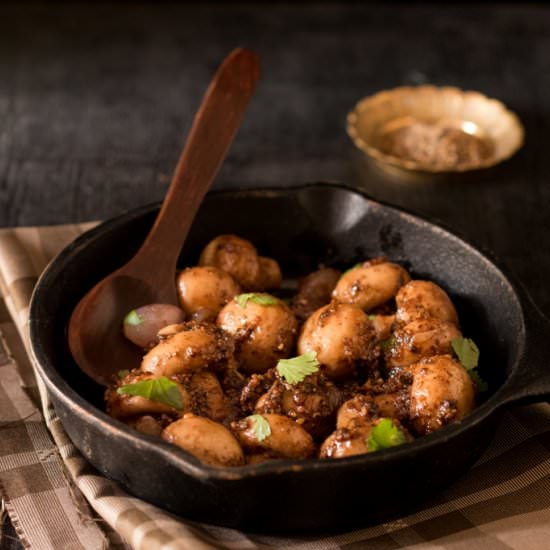 Garlicky Pepper Mushroom Stir Fry
