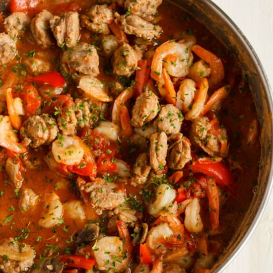 Shrimp and Sausage Pasta Sauce