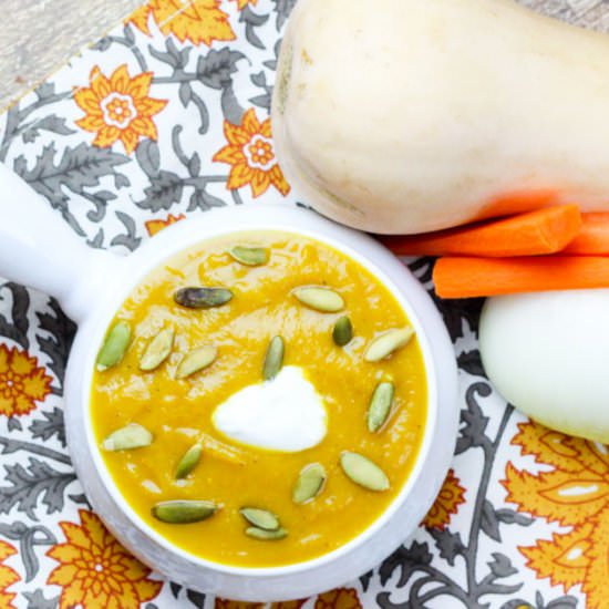 Crock Pot Butternut Squash Soup