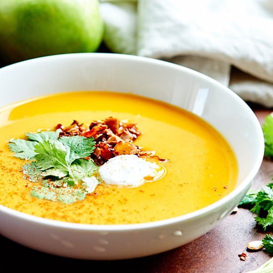 Crockpot Butternut Squash Soup