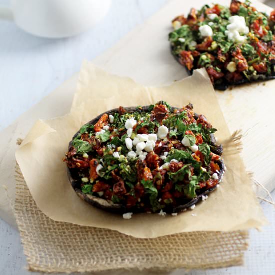 Spinach & Sun-Dried Tomato Mushroom