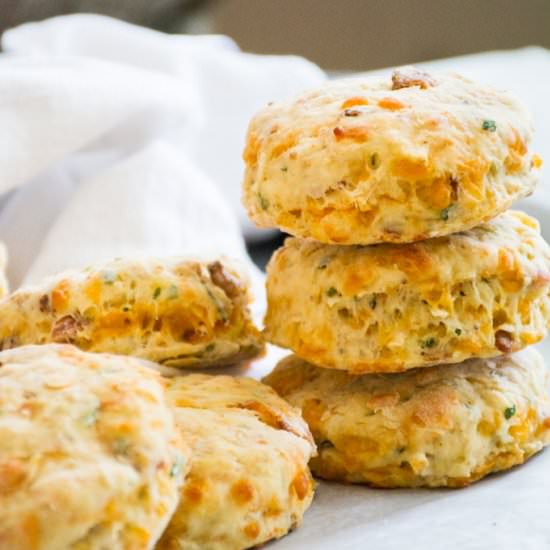 Cheddar Bacon Scones