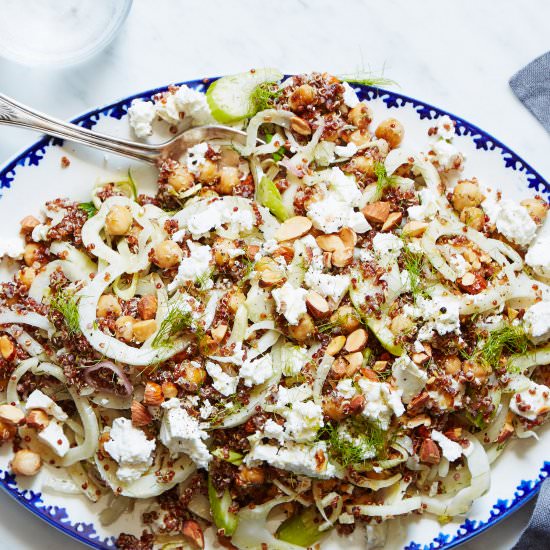 Celery, Fennel, and Quinoa salad