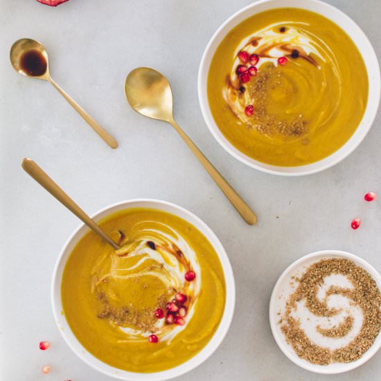 Roasted Kabocha Fennel Soup