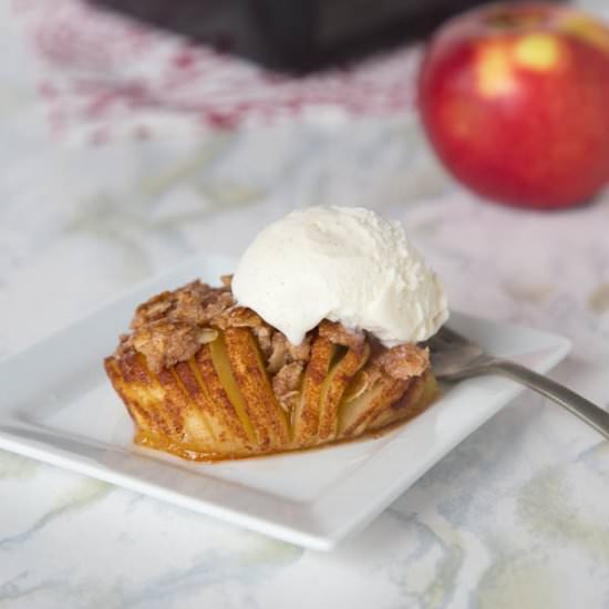 Hasselback Apples