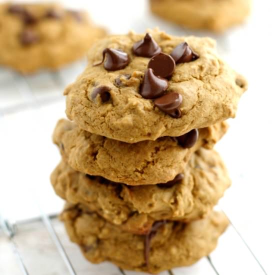 Banana Chocolate Chip Cookies