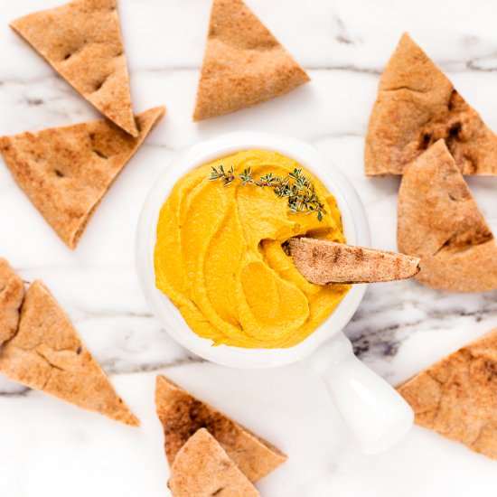 Creamy Pumpkin Hummus