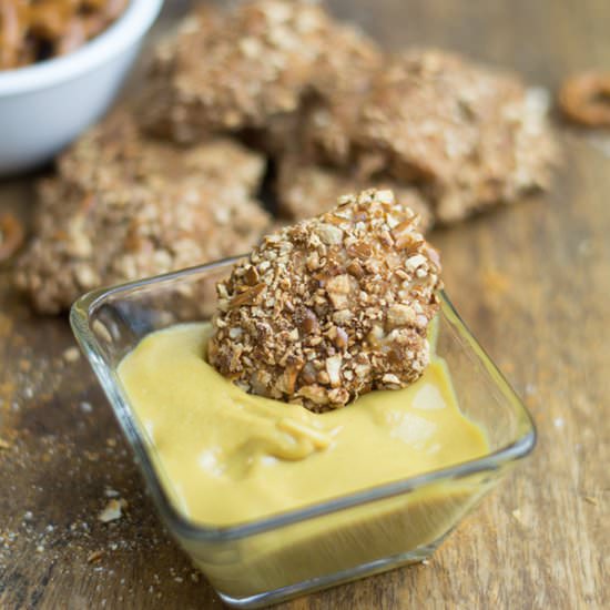 Cinnamon & Sugar Pretzel Coated Chicken