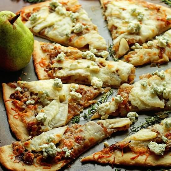 Caramelized Pear Flatbread