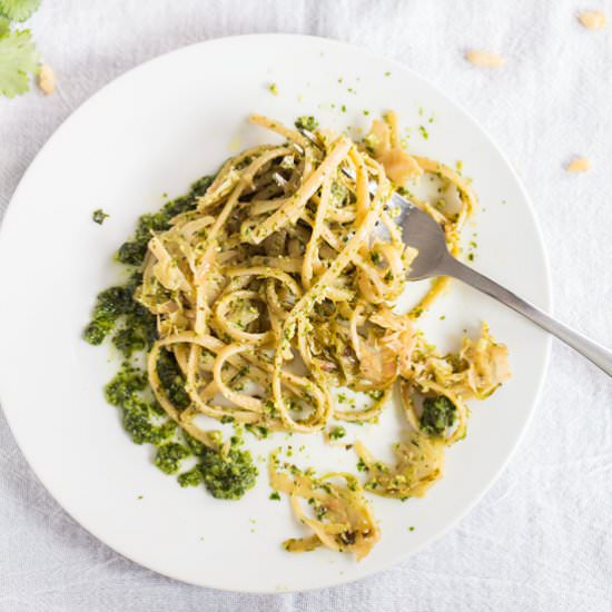 Shaved Brussels Sprouts Pasta