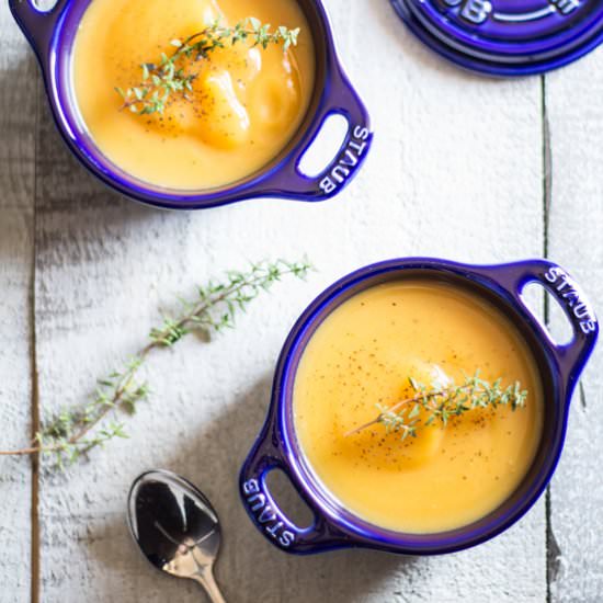 Roasted Garlic Butternut Squash Soup