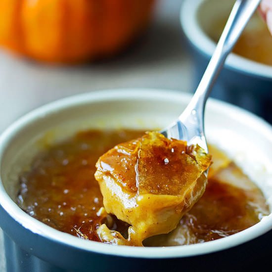Spiced Pumpkin Crème Brûlée
