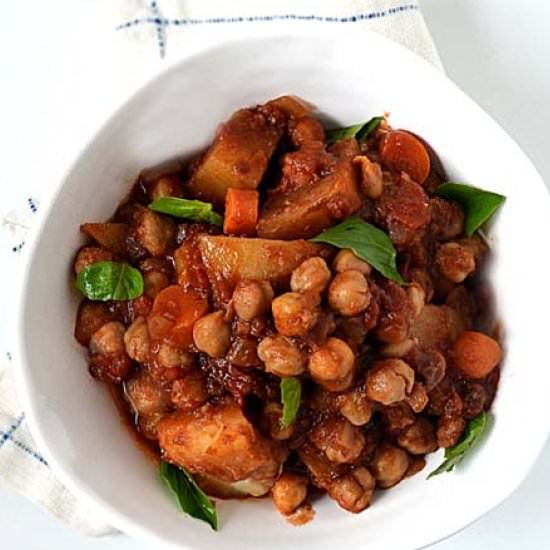 Ethiopian Style Chickpea Stew