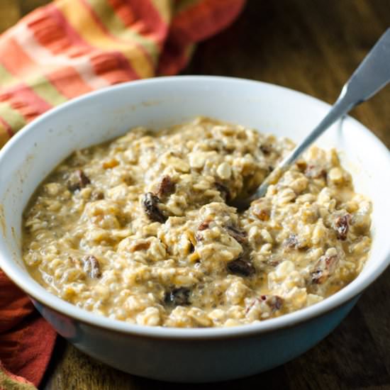 Quick Pumpkin Oatmeal