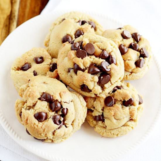 Coconut Oil Chocolate Chip Cookies