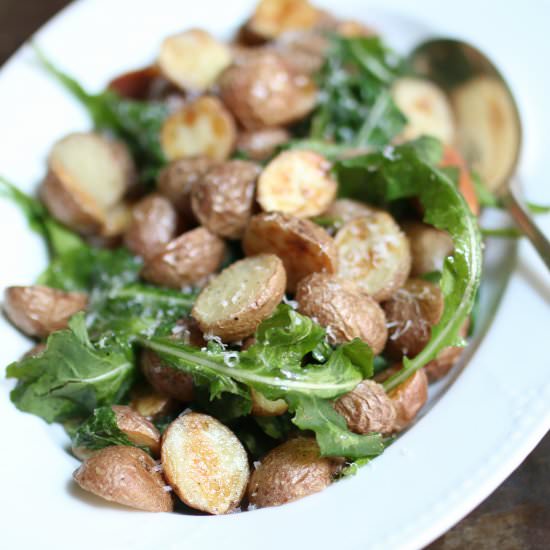 Roasted Potato, Arugula & Parmesan