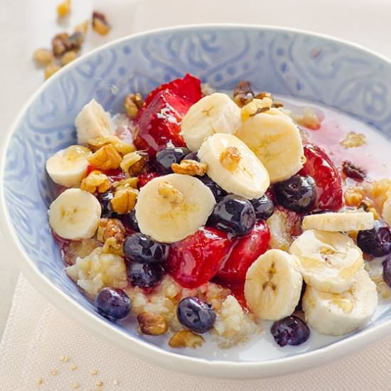 Slow Cooker Breakfast Quinoa