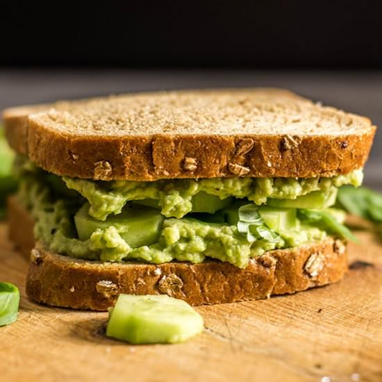 Cucumber Avocado Toast