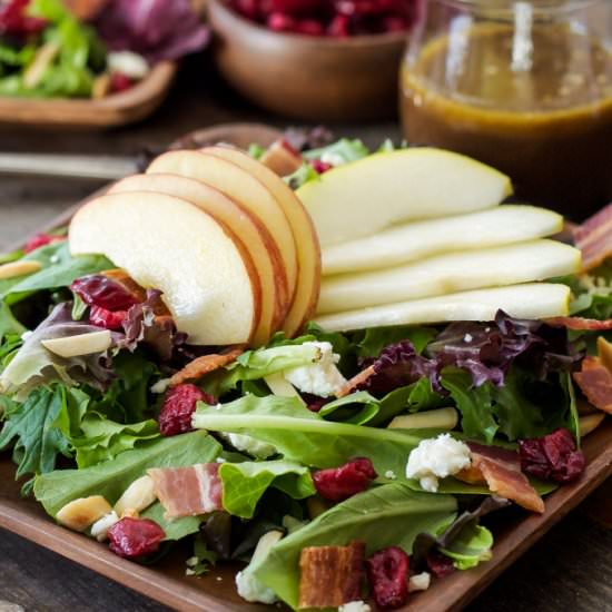 Autumn Apple and Pear Salad
