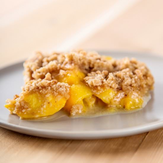 Peach Crumble