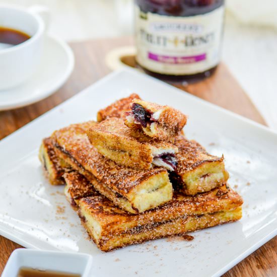 Stuffed French Toast Sticks