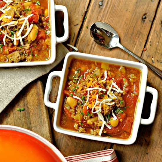 Chili-esque Bean Soup