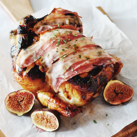 Stuffed Chicken with Figs & Honey
