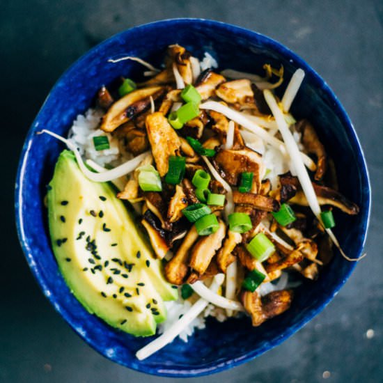 Shiitake Donburi