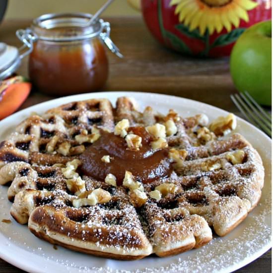 Apple Fritter Waffles