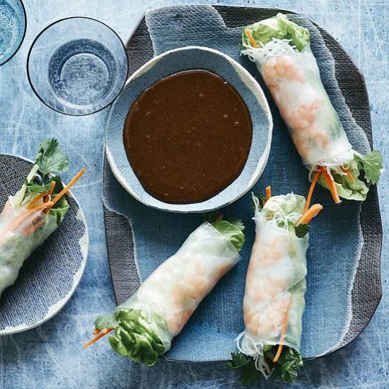 Avocado Shrimp Spring Rolls