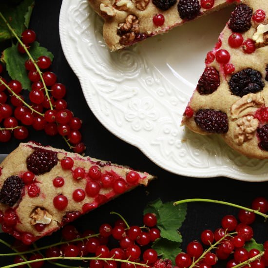 Fruit Cake with Walnut Oil