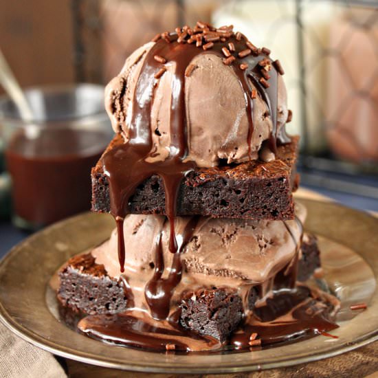 Ultimate Fudgy Chocolate Brownies