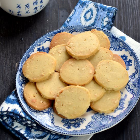 Chai Masala Shortbread Cookies