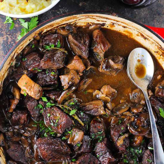 Wild Mushroom and Beef Stew