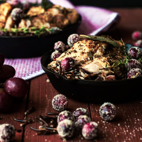 Harvest Wild Rice & Chicken Skillet