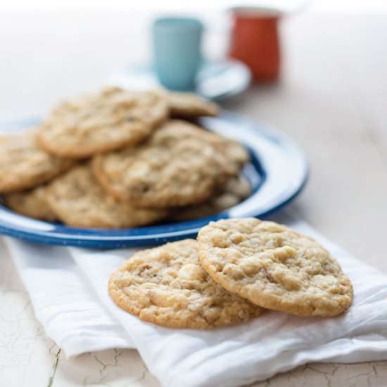 White Chocolate Pecan Cookies