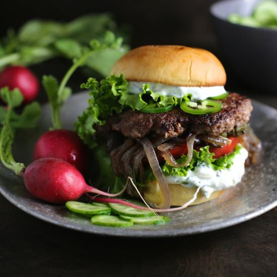 Xi’an Cumin Smashed Lamb Burger