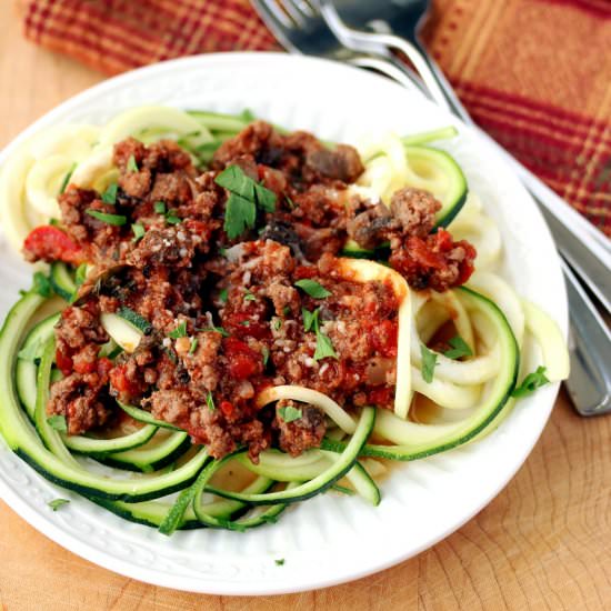 Turkey Veggie Bolognese
