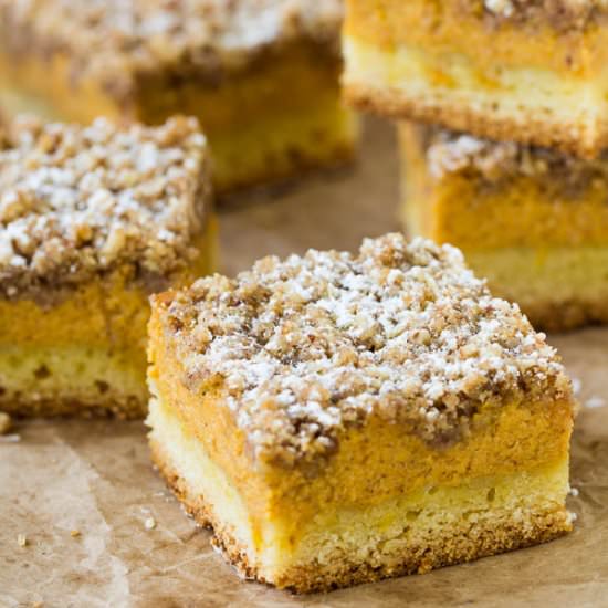 Pumpkin Streusel Bars