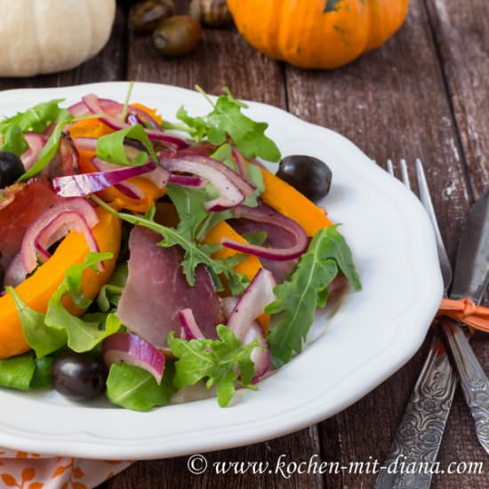 Warm Pumpkin Onion Salad