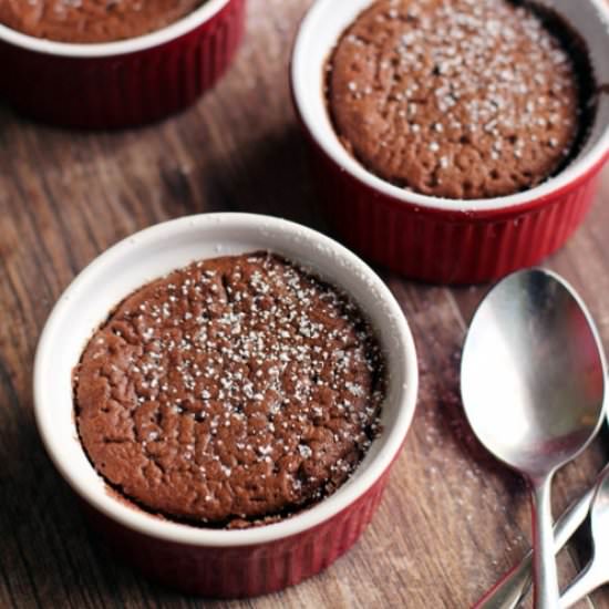 Mini Molten Chocolate Cakes
