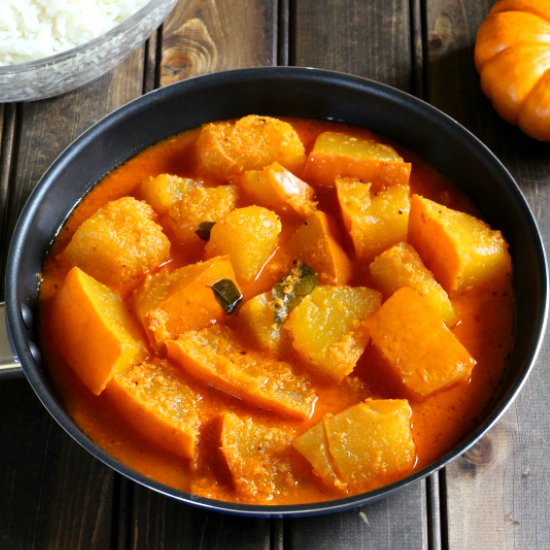 Pumpkin In Coconut Gravy