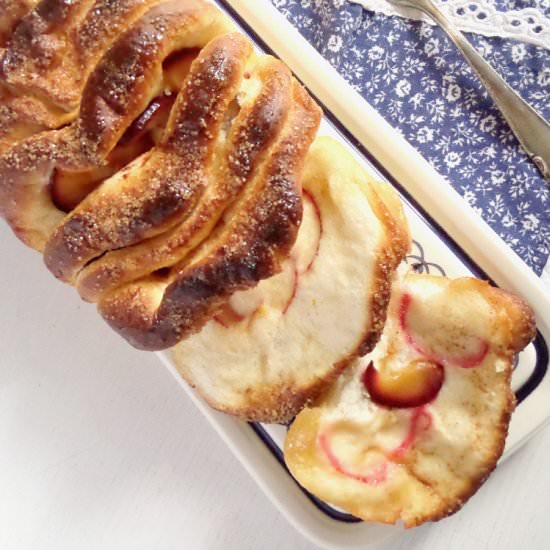 Plum Pull Apart Bread