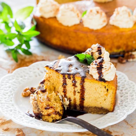 Pumpkin Ricotta Cheesecake