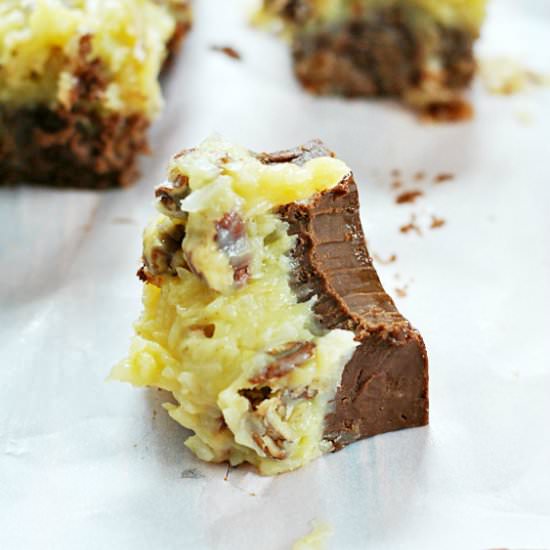 German Chocolate Fudge