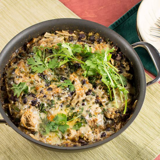 Chicken Enchilada Casserole Verde
