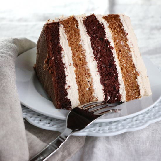 Pumpkin & Chocolate Layer Cake