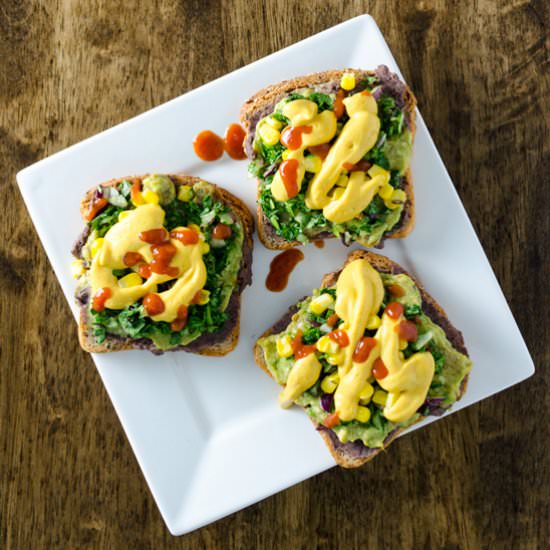 Nacho Cheese Avocado Toast