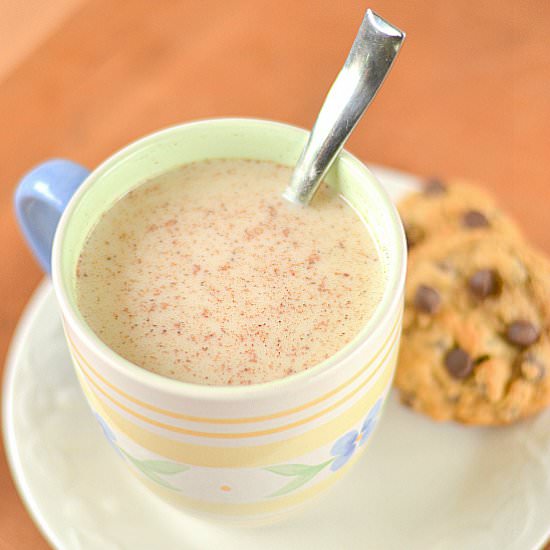 Vanilla Nutmeg Almond Milk Steamer