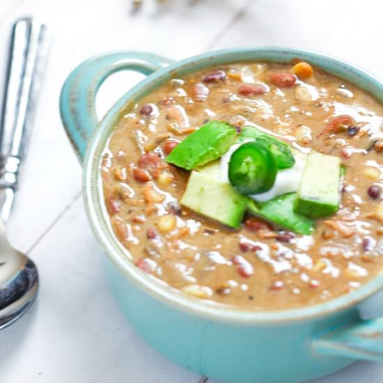 Healthy White Chicken Chili